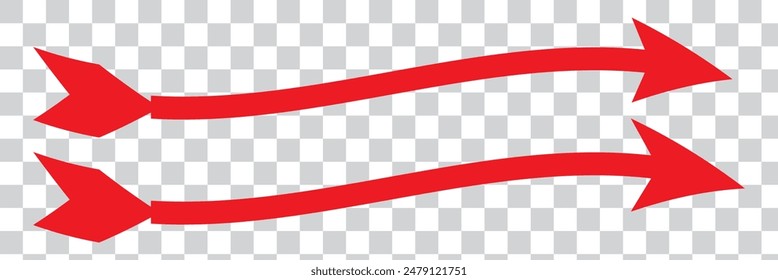 Simple yellow arrow icon isolated. Colored flat vector arrow symbol