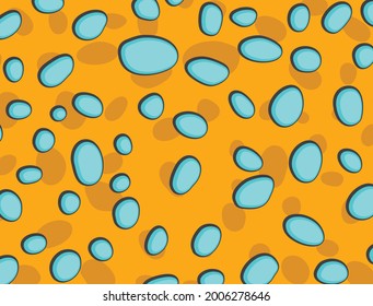 Simple yellow background with blue dots pattern