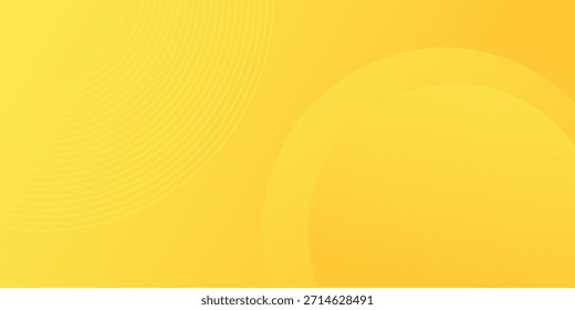 Fondo amarillo simple con patrones de remolino circular y Gradientes suaves. Adecuado para temas alegres, diseños de verano y arte creativo