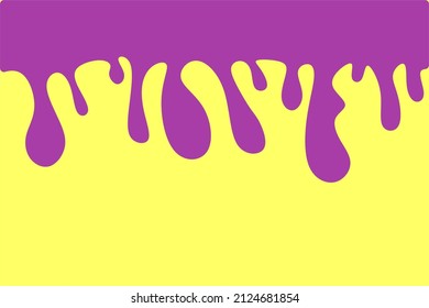 Sencillo fondo amarillo y color púrpura fundido. Recomendaciones para volantes y necesidades de impresión.