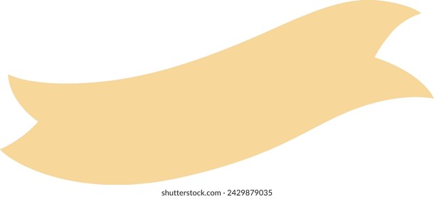 Simple yellow blank ribbon banner vector art. Set of vintage ribbon banner illustrations. Blank title ribbon vector art. Set hand drawn doodle blank title clip art. Simple title bow vector clip art. 