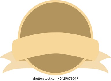 Simple yellow blank ribbon banner vector art. Set of vintage ribbon banner illustrations. Blank title ribbon vector art. Set hand drawn doodle blank title clip art. Simple title bow vector clip art. 