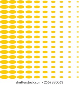 simple yellow colour elipes circle bland pattern.