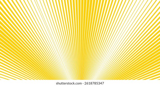 simple yellow gradient effect arc line pattern.