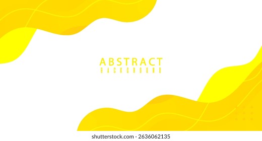 Simple Yellow Gradient Wave Background. Perfect for presentations, marketing materials, summer themes, digital art