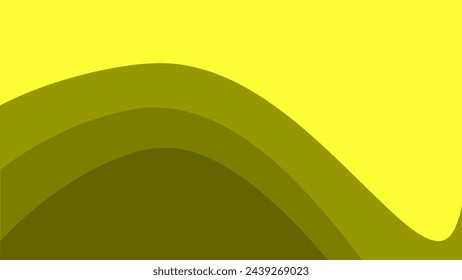 fondo de onda abstracto amarillo verde simple