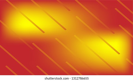 Simple yellow and orange gradient mesh vector background with orange and yellow parallel diagonal lines all over. 