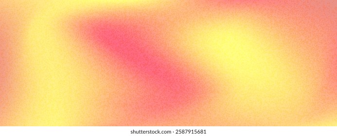 Simple yellow and orange gradient noise, gritty texture background