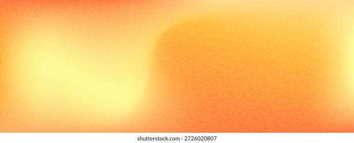 Ruído de gradiente amarelo e laranja simples, fundo de textura arenosa