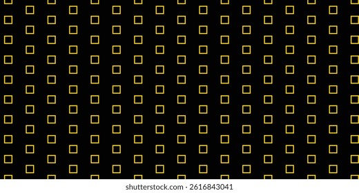 simple yellow outline rectangle dot pattern on dark.