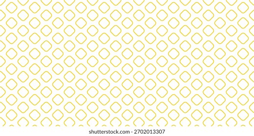 padrão de retângulo arredondado com contorno amarelo simples para plano de fundo de cartaz de banner.