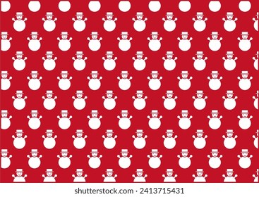 A simple yet captivating red Christmas pattern background, featuring a design that exudes warmth and festivity. Ideal for design projects requiring a touch of Christmas without being overly extravagan