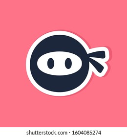 A simple yet cute Little Ninja Sticker Design. 