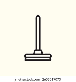 Uma ilustração de esfregão simples, mas eficaz ideal para a limpeza de catálogos de suprimentos e guias de higiene Design claro torna versátil para várias aplicações de projeto