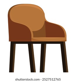 Simple yet elegant chair with soft rounded shapes, providing a comfortable seating experience