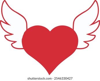 Un símbolo de corazón simple, pero elegante, que irradia calidez y amor. 