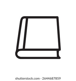 A simple yet evocative icon of a book perfect for educational materials libraries or any project related to knowledge.