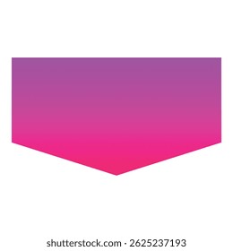 Simple yet eye catching design element featuring a gradient of pink and purple