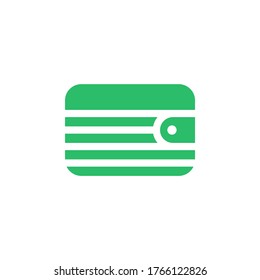 Un sencillo pero moderno diseño de icono/logo de la cartera. 