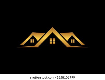 Ein einfaches und dennoch erkennbares Logo für eine Immobilienmarkenbezeichnung