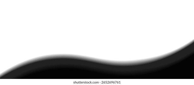 fundo simples, mas impressionante, mostrando um padrão de onda dinâmica em preto e branco contrastantes. Ótimo para arte digital, cabeçalhos de sites, cartazes ou como um pano de fundo sutil.