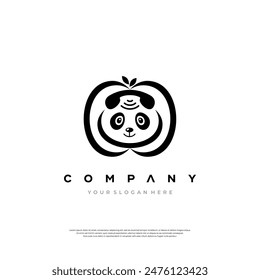 Simple yet striking, Black and white delight, A panda that invites a smile, For a brand that stands out for miles.