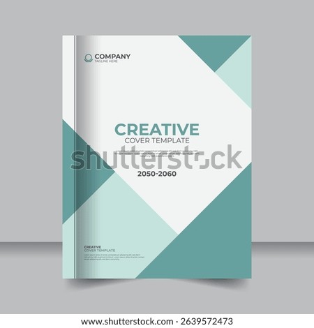 Simple Yet Striking Geometric Covers for Projects, Modern Minimal Covers with Abstract Geometric Forms
