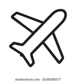Simple yet strong airplane icon for travel themes airline design apps website and more Bold clean modern and instantly recognizable symbol