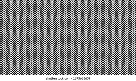 Simple yet stylish, chevron with triangles, in black and white, for webpage backdrop/banner/cover/surface/textile fabric print etc