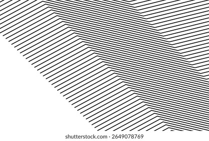 simple zigzag line outline pattern design with space.eps