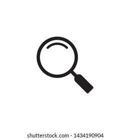 Simple zoom search icon design vector