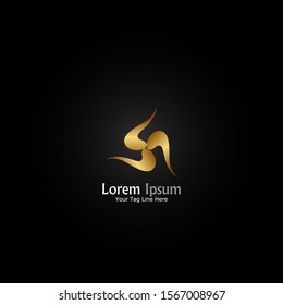 Simple,digital and modern logo with smooth gradient effect.
"Stars and circle". Minimalist logo design.