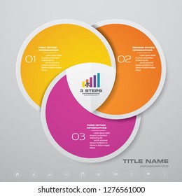 Simple&editable 3 Steps Process. Vector Design For Data Presentation. EPS 10.	