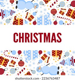 simple,flat, mary christmas,new year, vertical baner.vector illustration