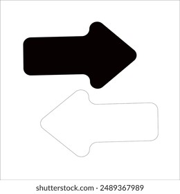 the simplest arrow vector icon