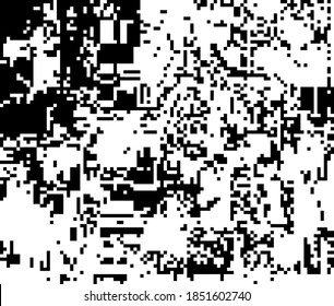 Simplex pixel noise seamless vector pattern. Conceptual illustration of steganography.