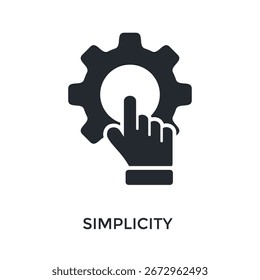 Simplicity Icon Glyph Style. Vector Illustration For Graphic Design