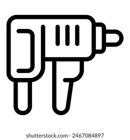 Simplified black and white illustration of an electric plug, suitable for various design projects