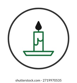 A simplified depiction burning