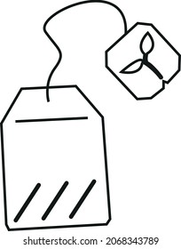 Simplified Icon of a Tea bag.