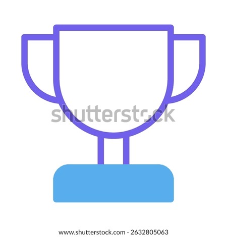 Simplified icon of a trophy symbolizing achievement and recognizing excellence