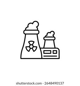 Ilustração Simplificada De Uma Usina Nuclear Com Aumento De Vapor