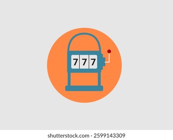a simplified illustration of a slot machine