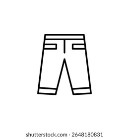 Ícone De Jeans Simplificado Que Representa Vestido Casual E Moda