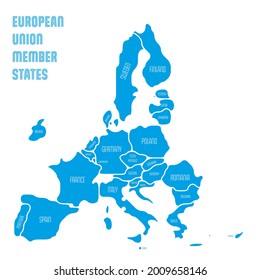 Simplified smooth map of EU