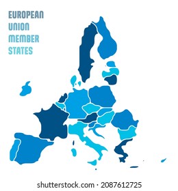 Simplified smooth map of EU