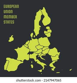 Simplified smooth map of EU
