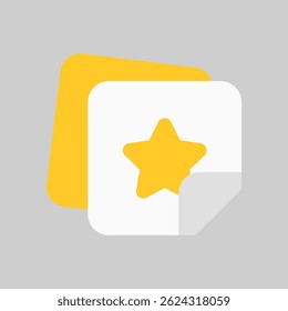 Ícone de classificação de estrelas simplificado adequado para exibições de revisão e medição em plataformas digitais.