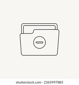 Simplify Data Management with Our Comprehensive Delete Folder Icon Collection - Perfect for Removing, Erasing, and Discarding Files - Premium Icon for Clearing Space and Cleanup Operations