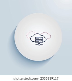 Simplify hybrid cloud network security icon